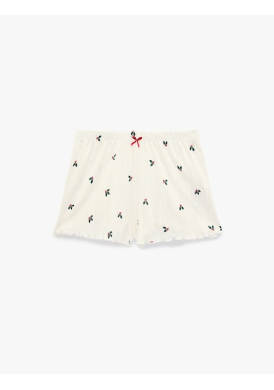 Koton Pamuklu Beli Lastikli Desenli Mini Şort Pijama Altı Mavi Desenli 6wlk80042mk Yeşil Desenli Koton Pamuklu Beli Lastikli Desenli Mini Şort Pijama Altı Mavi Desenli 6wlk80042mk Yeşil Desenli