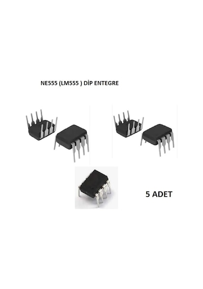 NE555 LM555 DİP ENTEGRE 5 ADET