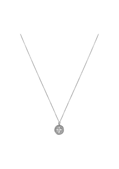 Kuyumcudukkani Zincirli"avusturya Kristal Taşlı Kutup Yıldızı"kolye -37313-w-w Beyaz
