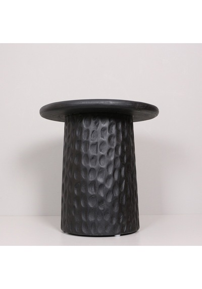 Okımı Siyah Mungur Sehpa 45x45x30 Cm Siyah