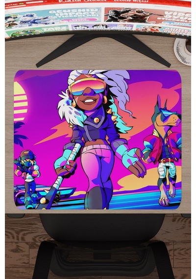 Brawlhalla Kaymaz Dikişli Kauçuk Oyuncu Mousepad V4 - 48x40 Xl Gaming Mouse Pad Fare Altlığı