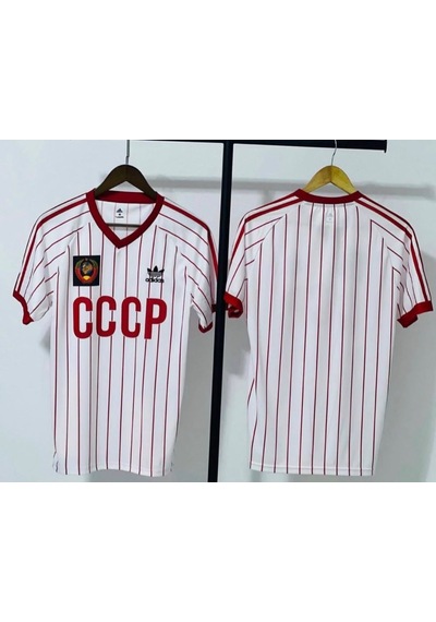 Cccp Özel Tasarım Futbol Forması Beyaz Çok Renkli