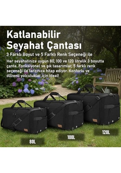 Xmlbayiciniz Katlanabilir Seyahat Çantası, Bavul Valiz Büyük Boy El Bagajı Çantası Erkekler Ve Kadınlar İçin, Ayakkabı Böl Genel