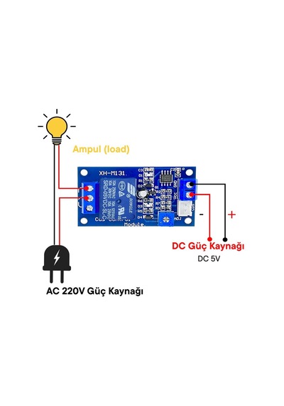 Xh-m131 5v Işık Kontrol Sensör Röle Kartı Otomatik Parlaklık Kontrol