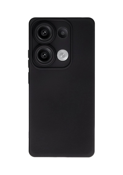 Xiaomi Redmi Note 13 4g Kılıf Nano İçi Kadife Silikon - Siyah -