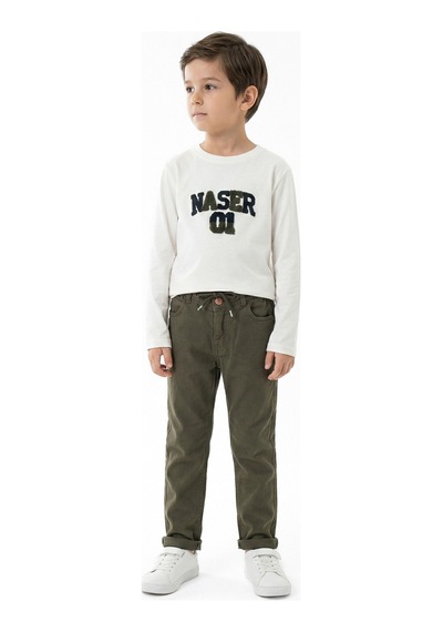 Xo Kids Erkek Çocuk 3lü Alt Üst Takım 6-9 Yaş 13209 Haki