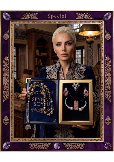 Special Seri Lüks Kitap Kutulu Bakır Takı Seti Ve Tesbih Kombini - Kolye Küpe Özel Tasarım Bileklik Yüzük 5 Parça Gösterişli Otantik Hediyelik - Doğum Günü Yıl Dönümü Sevgililer Günü Şık Hediye - S-00111 Special Seri Lüks Kitap Kutulu Bakır Takı Seti Ve Tesbih Kombini - Kolye Küpe Özel Tasarım Bileklik Yüzük 5 Parça Gösterişli Otantik Hediyelik - Doğum Günü Yıl Dönümü Sevgililer Günü Şık Hediye - S-00111