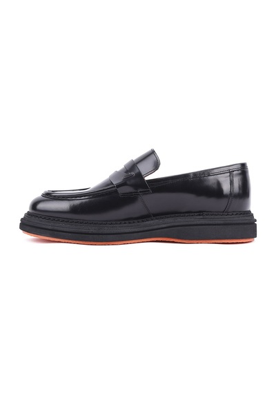 Shoetyle - Siyah Hakiki Açma Deri Bağcıksız Erkek Günlük Ayakkabı 250-2575-1534 Shoetyle - Siyah Hakiki Açma Deri Bağcıksız Erkek Günlük Ayakkabı 250-2575-1534