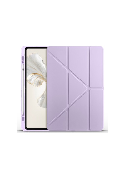 Honor Pad 9 Kılıf Tri Folding Kalem Bölmeli Standlı Kılıf Kapaklı Kılıf