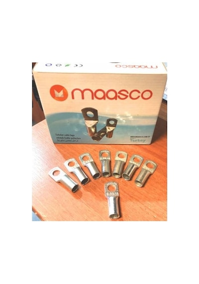 Maasco (10/25/50 Adet) Yerli Üretim Kablo Pabucu Skp-50Mm2 M8