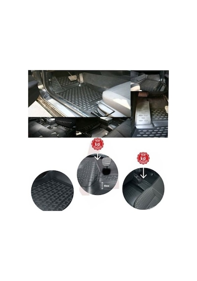 Perflex Citroen Berlingo 3D Havuzlu Paspas Perflex X-Mat 3D Paspa