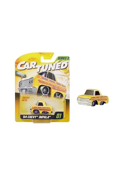 Entertaintment Cartuned S3 1964 Chevy Impala - Sarı Lowrider Araba