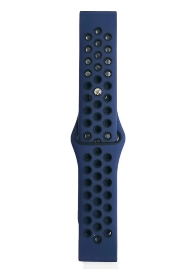 Watch 20mm Spor Delikli Kordon Saat Değildir - Lacivert-siyah