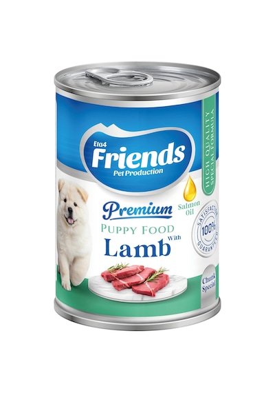 Premium Kuzu Etli Yavru Köpek Konservesi 400 Gr Chunk Special