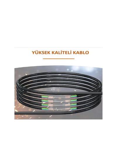 Çift Lensli Ekranlı 1080p Sert Kablolu Sd Karta Kayıt 10 Mt Yılan Kamera Tamirci Video Kamerası