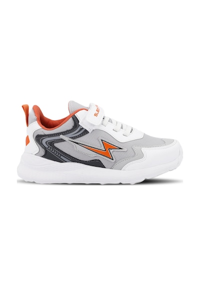 Slazenger KAORU KTN Çocuk Cırt Cırtlı Gri / Turuncu Günlük Spor Ayakkabısı