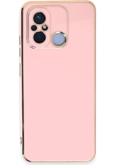 Newface Xiaomi Redmi 12c Kılıf Volet Silikon - Pembe