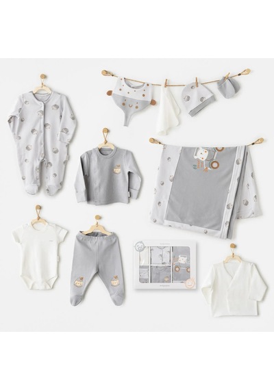 Andywawa Ac26101 Hello Autumn 10 Lu Hastane Çıkışı Gri Grey
