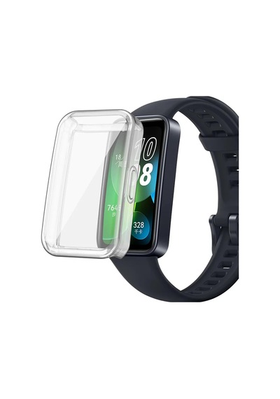 Samsung Galaxy Fit3 İle Uyumlu Silikon Kasa Ekran Koruyucu 360 Tam Kapatan Çerceve Pc Kasa Koruma Silikon Çerçeve Siyah Çok Renkli