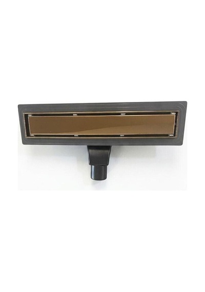 Duş Kanalı 40cm Yandan - Lüx Bronz