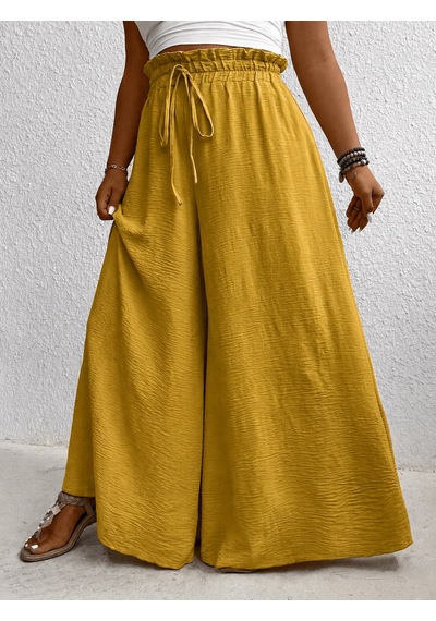 Tuzu Moda Kadın Pantolonu Lastikli Pantolon Bebek Mavisi