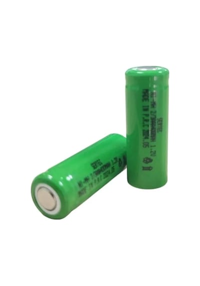 Sertec - 1. 2v 400 Mah - 2/3aaa - Ni-mh Şarjlı Pil - Başsız / Flat Head