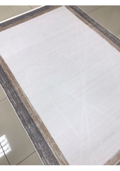 Merinos Halı Vista 76592 957 Serisi Triko Akrilik Salon Oturma Yatak Odası Halısı Krem - Gri - Bej
