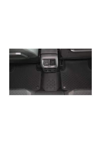 Volkswagen Tiguan 2016-2023 Uyumlu 4.5d Premium Havuzlu Oto Paspas Ve Liner Üst Bagaj Havuzu