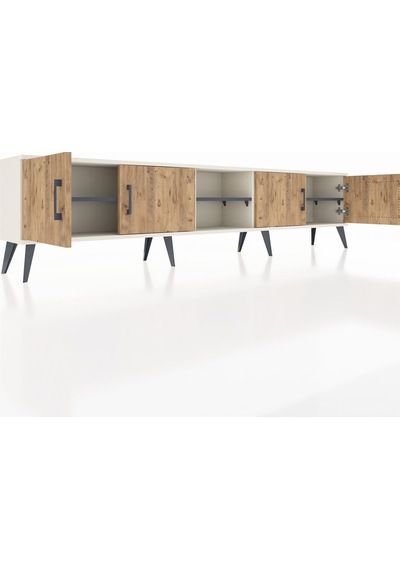 Arges Tv Ünitesi 3 Raflı 4 Kapaklı 220x30x51 Aytaşı-çam/antrasit Atlas Çam/antrasıt - Aytası Arges Tv Ünitesi 3 Raflı 4 Kapaklı 220x30x51 Aytaşı-çam/antrasit Atlas Çam/antrasıt - Aytası