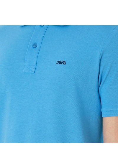 U.S. Polo Assn. Erkek Regular Fit Polo Yaka Basic T-shirt Turkuaz