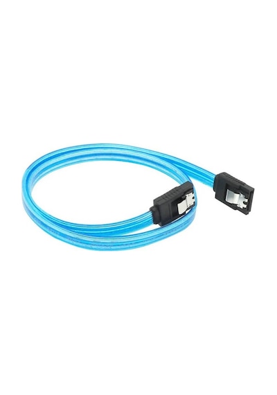 2 Adet - 1 Metre Sata 3.0 Data Kablosu 6gbps Destekli, Hdd & Ssd Uyumlu, Metal Klipsli