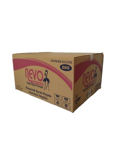 Nevo Napkin Kare Servis Peçete / Tek Kat / 32 x 100 Adet / Koli