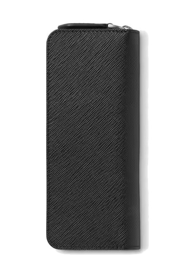 Montblanc Sartorial Fermuarlı 2li Kalemlik 198363 Siyah