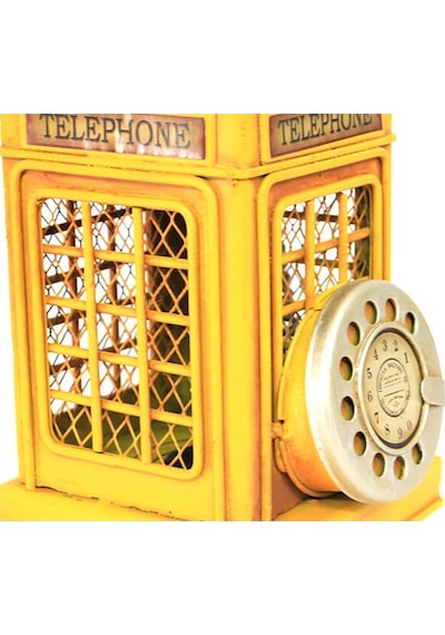 Dekoratif Metal Ahizeli Telefon Kumbara