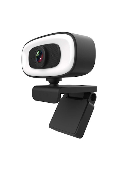 Coverzone PC-10 2K HD 2560 x 1440P Mikrofonlu Işıklı Webcam
