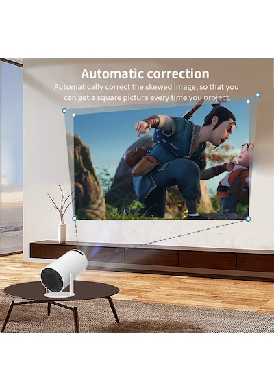 Springsun Film Projektörü Yeni Ürün Hy300 Projektör Modeli Ev Yurt Taşınabilir Mini Projeksiyon