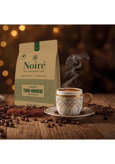 Noire Kakuleli Türk Kahvesi 250g %100 Arabica Ve Doğal Kakule Öğütülmüş