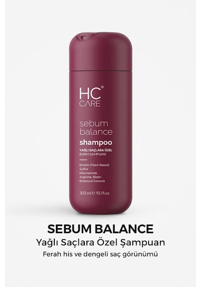 Hc Care Yağlı Saçlar İçin Şampuan 300 ML