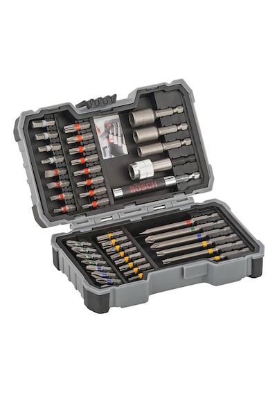Bosch Professional GSR 18V-50 2x 2.0 Ah Delme/Vidalama Makinesi + 43 Parça Set + Çanta - 06019H5004