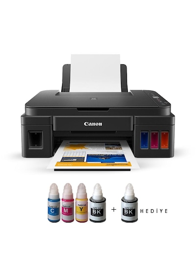 Canon Pıxma G3416 Çok Fonksiyonlu Yazıcı Photoink Mürekkepli