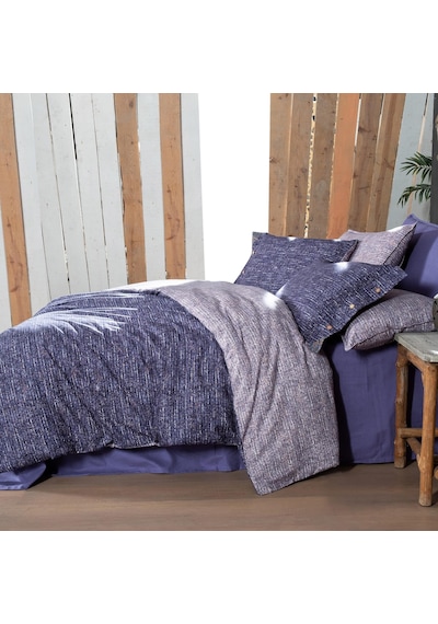 Glamis King Size Battal Boy %100 Pamuk Flanel Pazen Nevresim Takımı Lila LILA