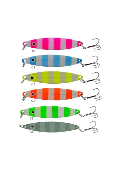 Captain 6150 Lüfer Kaşığı 28gr Zebra Glow 9cm
