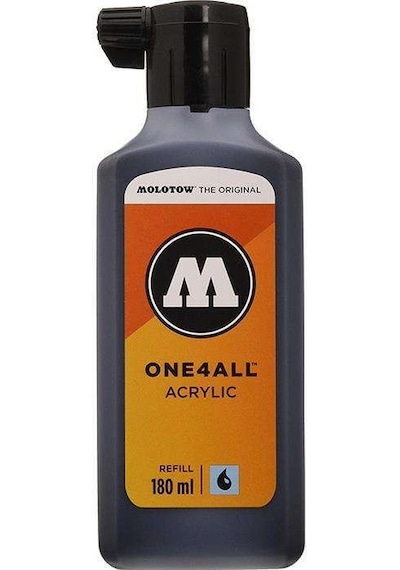 Molotow One4all Akrilik Mürekkep Refill 180 Ml Signal Black 180