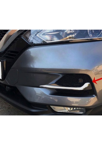 Nissan Qashqai 2017 Ve Üzeri Sis Far Çerçevesi 2 Parça Paslanmaz Çelik