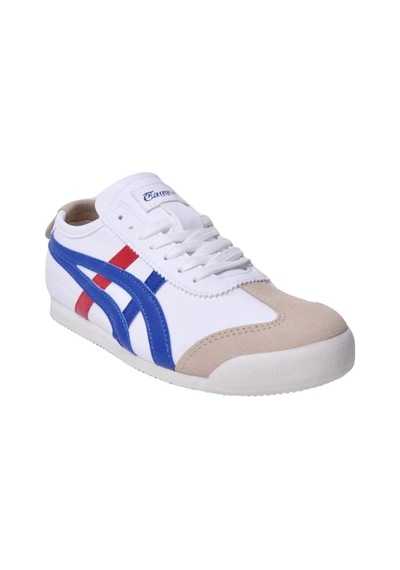 Bs Shoes Tayger Unisex Spor Ayakkabı Kaymaz Taban Oxford Sneakers Beyaz Mavı