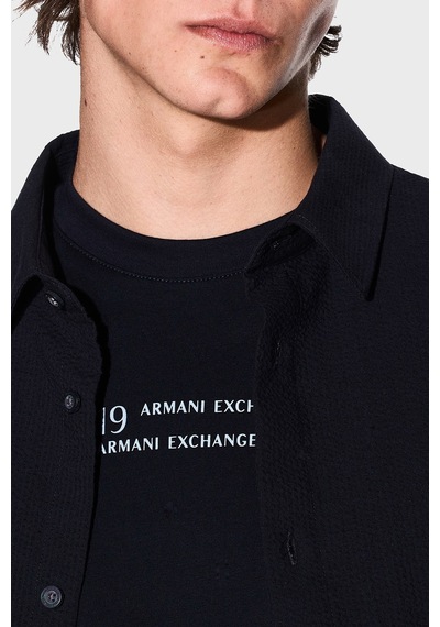 Armani Exchange Erkek Gömlek Xm001237 Af13141 Ub101 Lacivert Lacivert