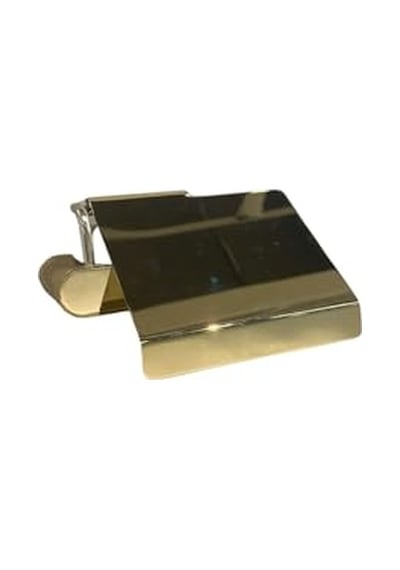 Ovalın Kapaklı Tuvalet Kağıtlığı Altın 87x137x159 Mm Diğer