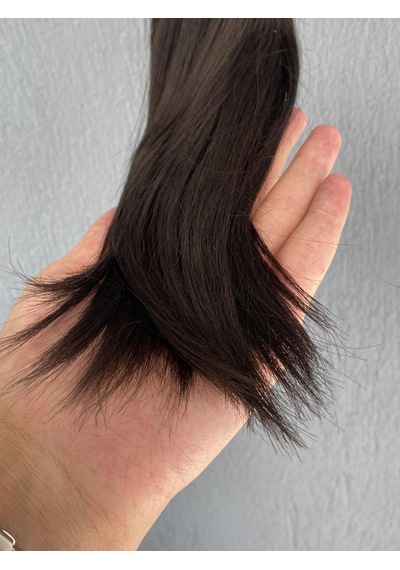 Sentetik - Gerçek Karşım İnsan Saçı 60cm 190 Gram
