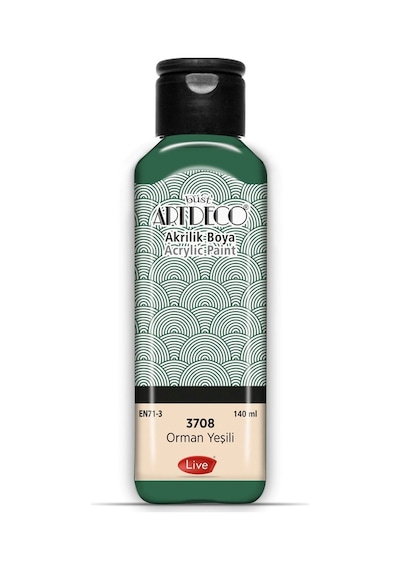 Artdeco Akrilik Boya 140ml Orman Yeşili 3708 Diğer
