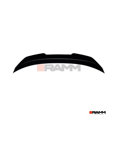 Bmw F10 Bagaj Spoiler - Parlak Siyah
